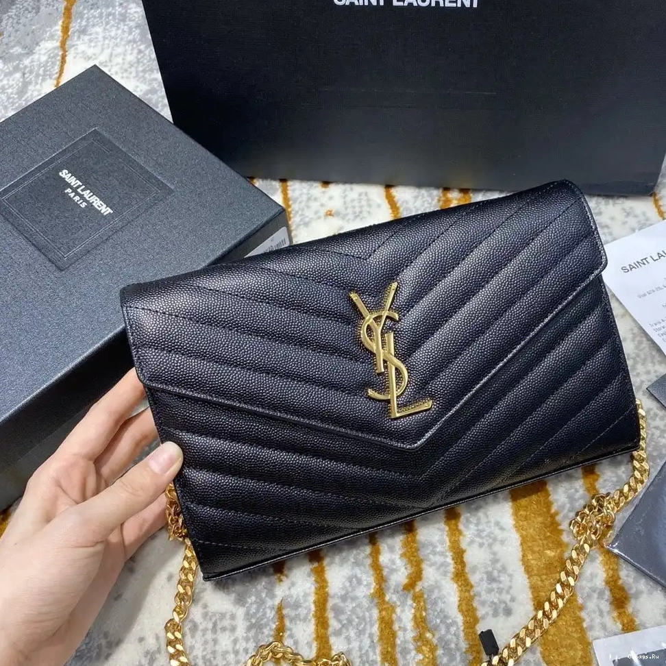 WALLET CASSANDRE YSL MATELASSÉ CHAIN 0706